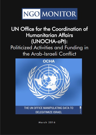 United nations ocha report ngo monitor
